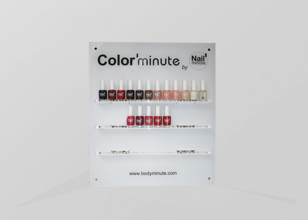 Color_minute réalisations plv multi matériaux